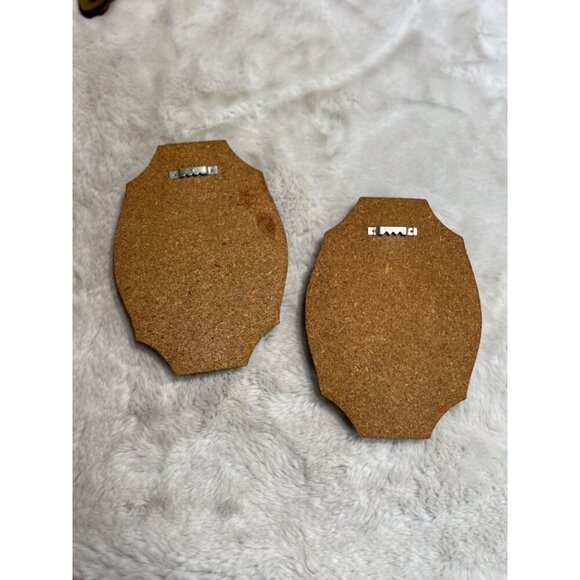 Mushroom leaf pressed cork mushroom wall art - Picture 5 of 6